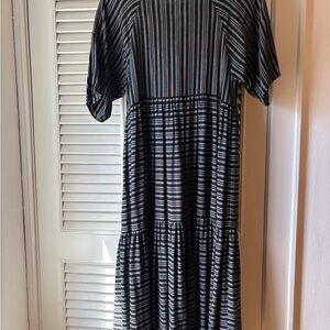Christy Dawn Theo Dress in Night Stripe, Size M / L